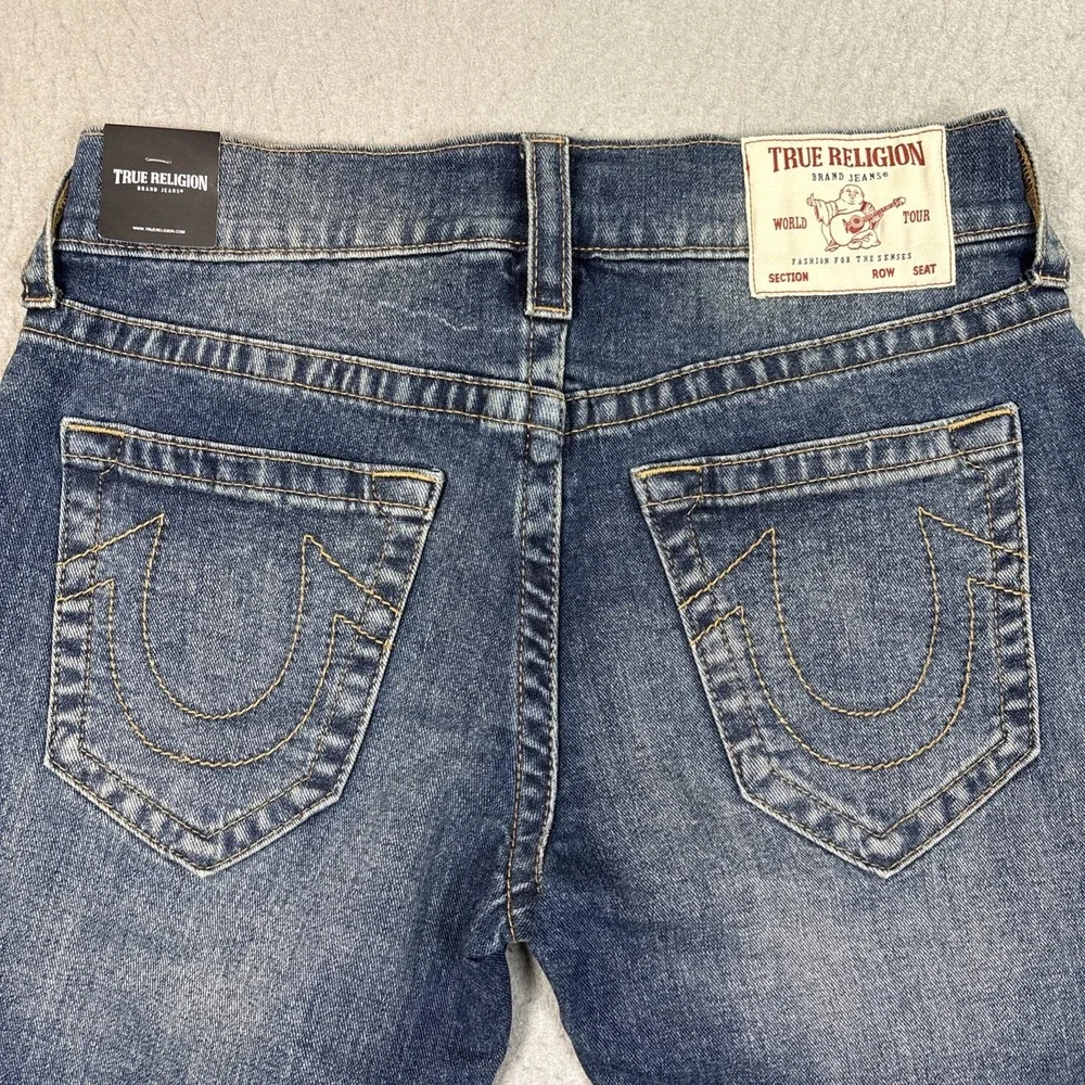 True Religion Men's Rocco Relaxed Skinny Jeans Shorts Size 30 NWT